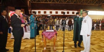 Achmad Marzuki Lantik Alhudri Sebagai Pj Bupati Gayo Lues