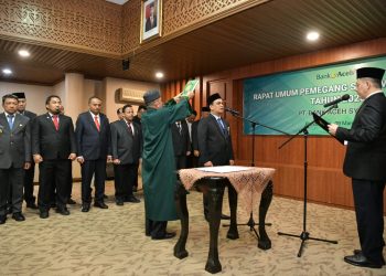 Penjabat Gubernur Aceh Lantik Muhammad Syah Sebagai Dirut BAS