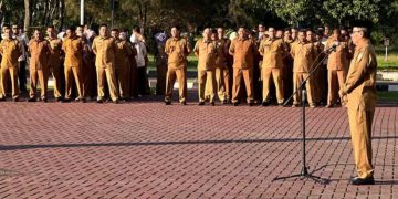 Pimpin Apel Senin, Staf Ahli Gubernur Pamit Masuki Pensiun