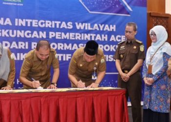 Pemerintah Aceh Canangkan Zona Integritas Wilayah Bebas Korupsi, Dimulai oleh Tiga SKPA