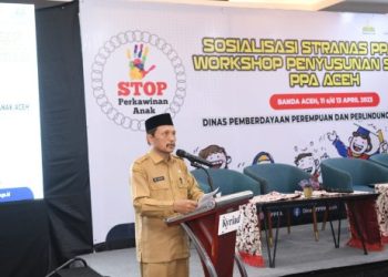 Asisten I Sekda Aceh Buka Seminar Sosialisasi Stranas PPA
