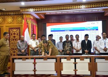 Penjabat Gubernur Aceh dan 18 Perusahaan Teken Kesepakatan Rencana Kerja CSR 2023