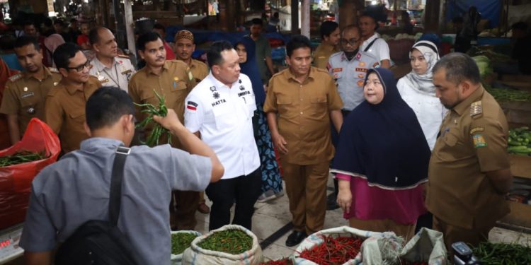 Ditjen PSP Kementan RI Bersama Pj Bupati Aceh Besar Monitor Ketersediaan dan Harga Pangan Jelang Idul Fitri di Aceh Besar