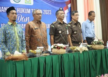 Buka Sosialisasi Penerangan Hukum, Pemkab Aceh Besar Minta tak Ada Korupsi Dana Desa di Aceh Besar.