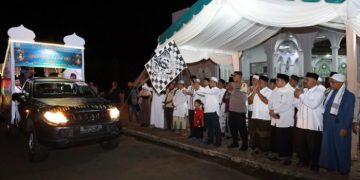Pj Bupati Aceh Besar Lepas Pawai Takbir di Kota Jantho
