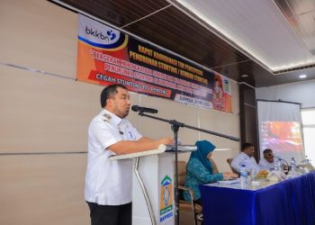 Pj Bupati Aceh Besar Buka Rakor Tim Percepatan Penurunan Stunting Tahun 2023