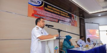 Pj Bupati Aceh Besar Buka Rakor Tim Percepatan Penurunan Stunting Tahun 2023