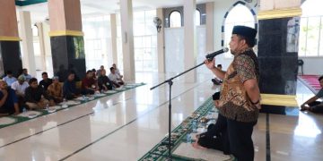 Hadiri Pelantikan Imum Mukim Sungai Makmur. Ini Pesan Pj Bupati Aceh Besar