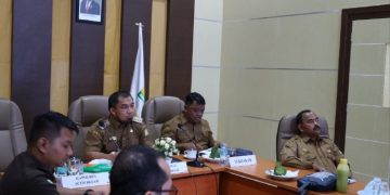 Pj Bupati Aceh Besar Ikut Vidcon Pengendalian Inflasi Daerah Bersama Mendagri