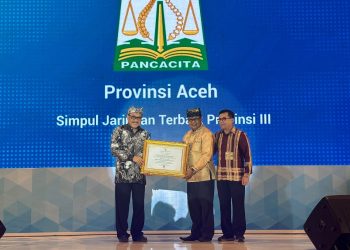 Aceh Kembali Raih Anugerah Simpul Jaringan Terbaik Nasional 2023