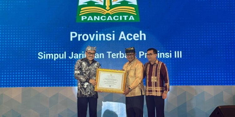 Aceh Kembali Raih Anugerah Simpul Jaringan Terbaik Nasional 2023