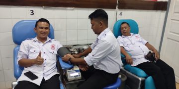 Usai dilantik, Pengurus  Perhumas Aceh gelar donor darah