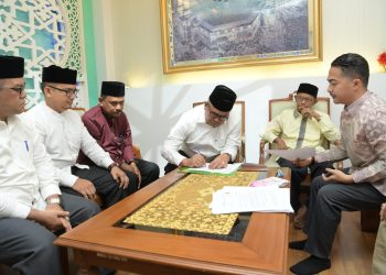 Sekda Harapkan Pengurus Yayasan Masjid Raya Baiturrahman Maksimalkan Pengelolaan Aset Waqaf