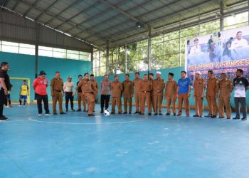 Pj Bupati Buka Turnamen Futsal HUT Ke-39 Kota Jantho