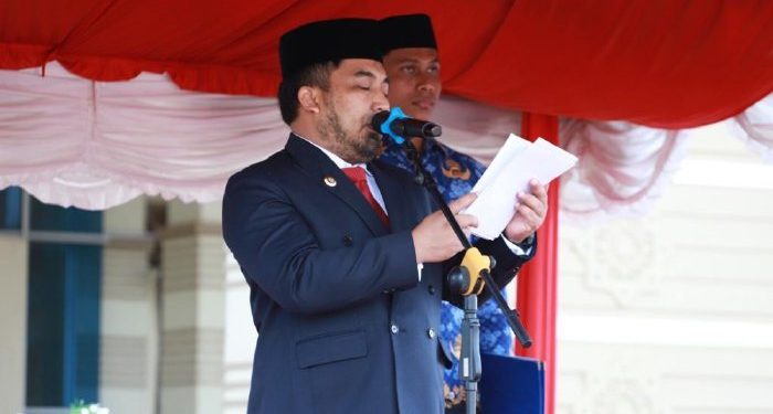 Pj Bupati Aceh Besar Inspektur Upacara Hari Lahir Pancasila
