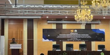 Asisten II Buka Sosialisasi Permen PUPR Tentang Pedoman Pengawasan Penyelenggaraan Jasa Konstruksi