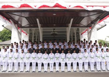 Penjabat Gubernur Kukuhkan Paskibra Aceh 2023
