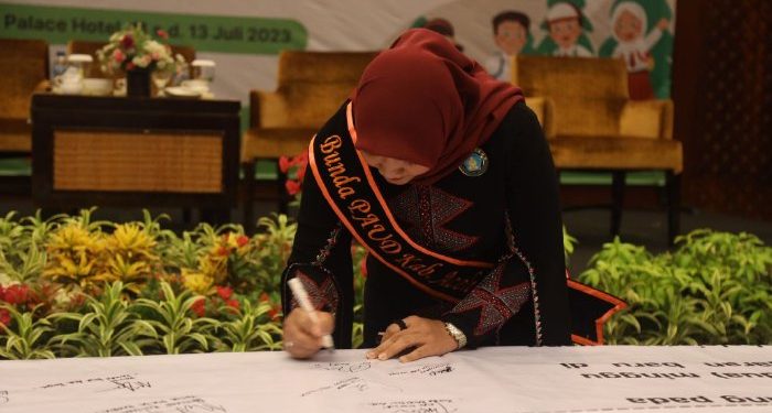 Bunda Aceh Apresiasi Kinerja Bunda PAUD Aceh Besar di Ajang Rakor