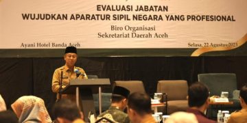 Asisten III Sekda Aceh Buka Rakor dan Sosialisasi Evaluasi Jabatan Aparatur Sipil Negara