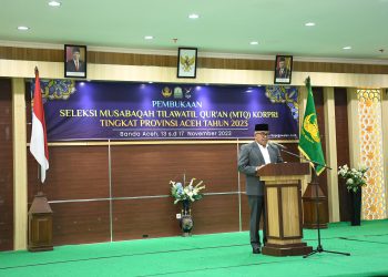 Sekda Buka Seleksi MTQ Korpri Tingkat Provinsi Aceh Tahun 2023