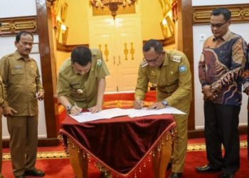 Pemerintah Aceh Serahkan Pengelolaan Aset Tahura Trumon Kepada Pemkab Aceh Selatan