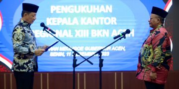 Pj Gubernur Kukuhkan Kepala Regional BKN Aceh yang Baru
