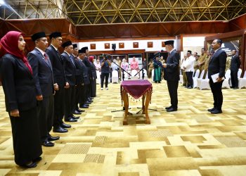 Penjabat Gubernur Aceh Lantik Sembilan Pejabat Eselon II