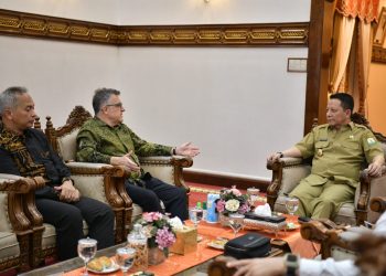 Pj Gubernur Minta Conrad Asia Energy Percepat Proses Eksplorasi Blok Migas di Lepas Pantai Meulaboh dan Singkil