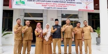 Empat Tahun Berjalan, Donor Darah ASN Pemerintah Aceh Terkumupul 42 Ribu Kantong Darah