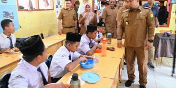 Aceh Besar Simulasi ‘Makan Siang Gratis’ Bergizi  Bagi Pelajar SMP