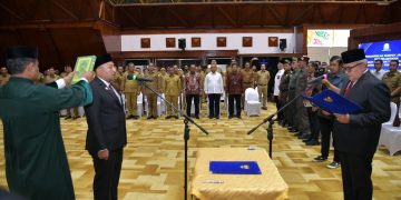 Lantik Kepala BPKA, Pj Gubernur: Sukseskan PON XXI dan PSN