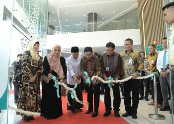 Ketua TP PKK Aceh Hadiri Soft Opening Gedung Landmark BSI