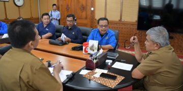 Pj Gubernur Ajak PWI Bersinergi Sukseskan PON XXI dan Pilkada 2024