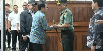 Kepala BPKA Sambut Kedatangan Menkominfo dan Pj Gubernur
