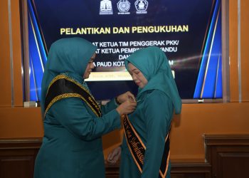 Mellani Subarni Lantik Pj Ketua PKK Subulussalam