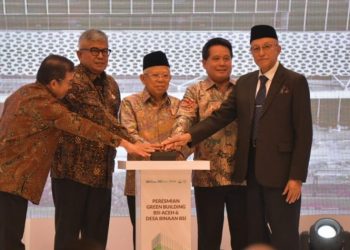 Wakil Presiden RI Resmikan Green Building BSI Aceh