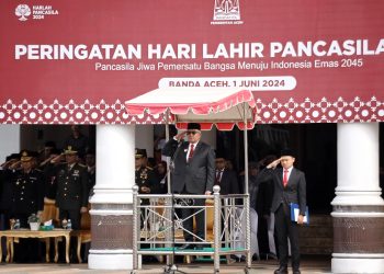 Pj Gubernur Jadi Inspektur Upacara Hari Lahir Pancasila
