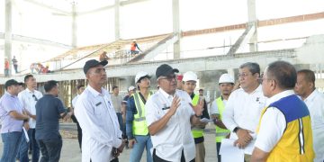 Tinjau Venue PON di Pidie, Pj Gubernur Ingatkan Marwah Aceh
