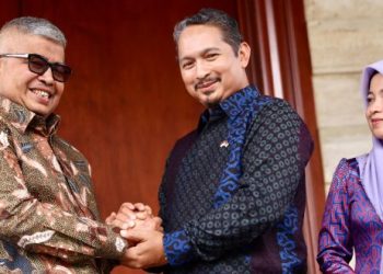 Pj Gubernur Aceh Disambut Hangat di Kediaman Konsul Jenderal Malaysia di Medan