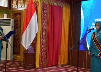 Pj Ketua TP PKK Aceh Lantik Pj Ketua TP PKK Simeulue