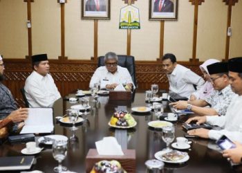 MPU Aceh Serahkan Taushiyah tentang Pelaksanaan PON kepada Pj. Gubernur