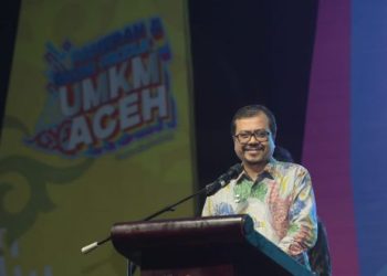 Pj Sekda Aceh Buka Pameran dan Bazar Produk UMKM Aceh