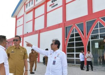 Pj Sekda Tinjau Pengerjaan Venue PON XXI di Sabang