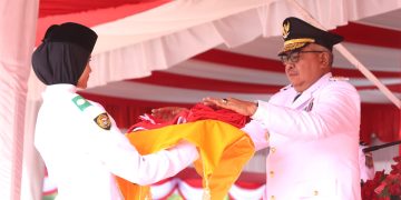 Pj Gubernur Bustami Pimpin Upacara Peringatan HUT RI Ke-79 di Aceh