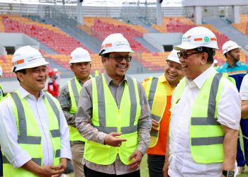 Pj Sekda Aceh Dampingi Wantimpres Tinjau Pembangunan Stadion Harapan Bangsa