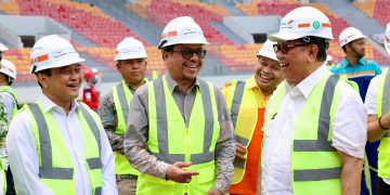 Pj Sekda Aceh Dampingi Wantimpres Tinjau Pembangunan Stadion Harapan Bangsa