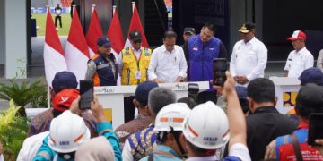 Pj Gubernur Safrizal Dampingi Presiden Jokowi Resmikan 18 Venue PON XXI