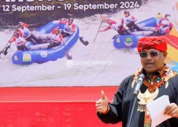 Pj Gubernur Safrizal, Buka Pertandingan Arung Jeram PON XXI di Agara