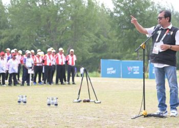 Pertandingan Woodball PON XXI Aceh-Sumut Dimulai, Plh Sekda Azwardi Ajak Atlet Junjung Kekompakan
