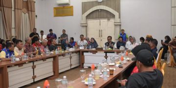 Plh Sekda Aceh Jamu Makan Malam Kontingen Woodball PON XXI Aceh-Sumut